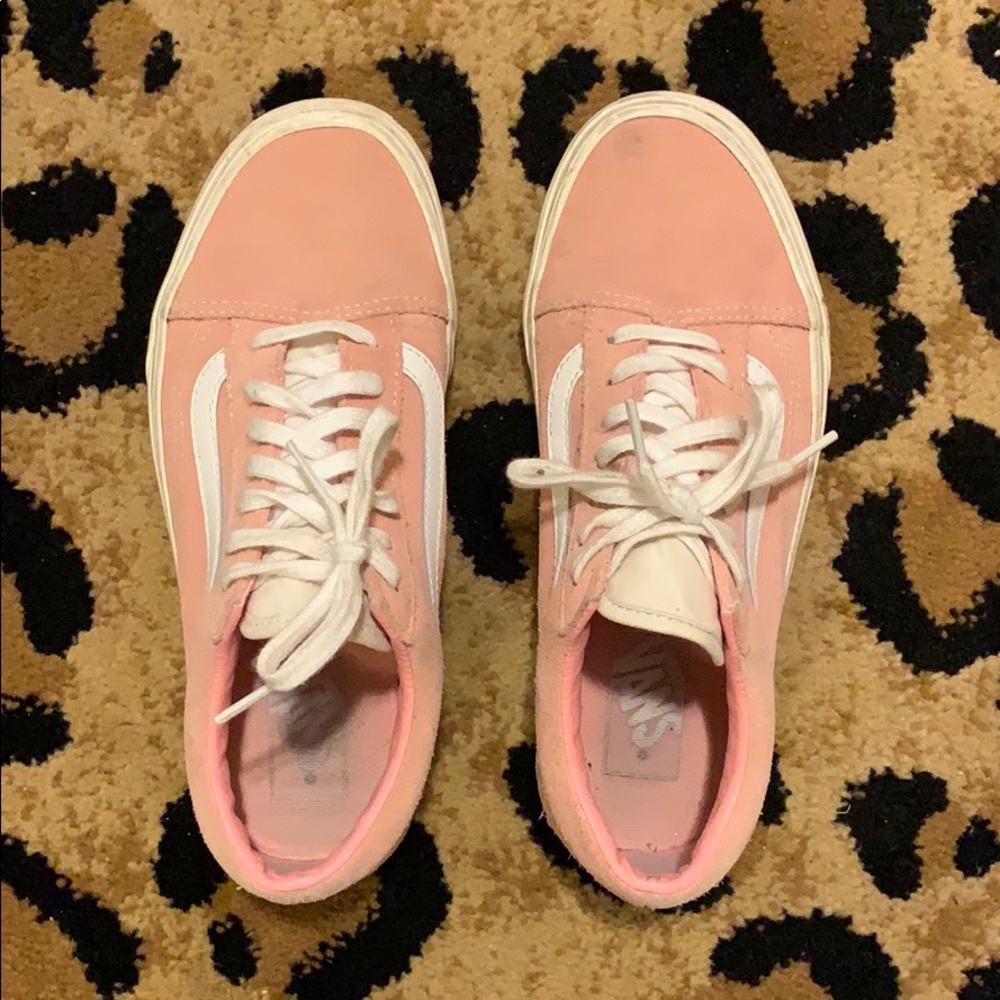 VANS baby pink sneakers